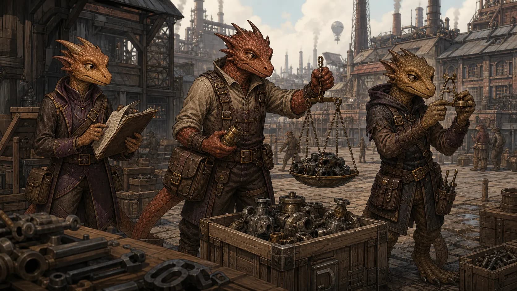 Kobold representative in Jericha's matte-comic style