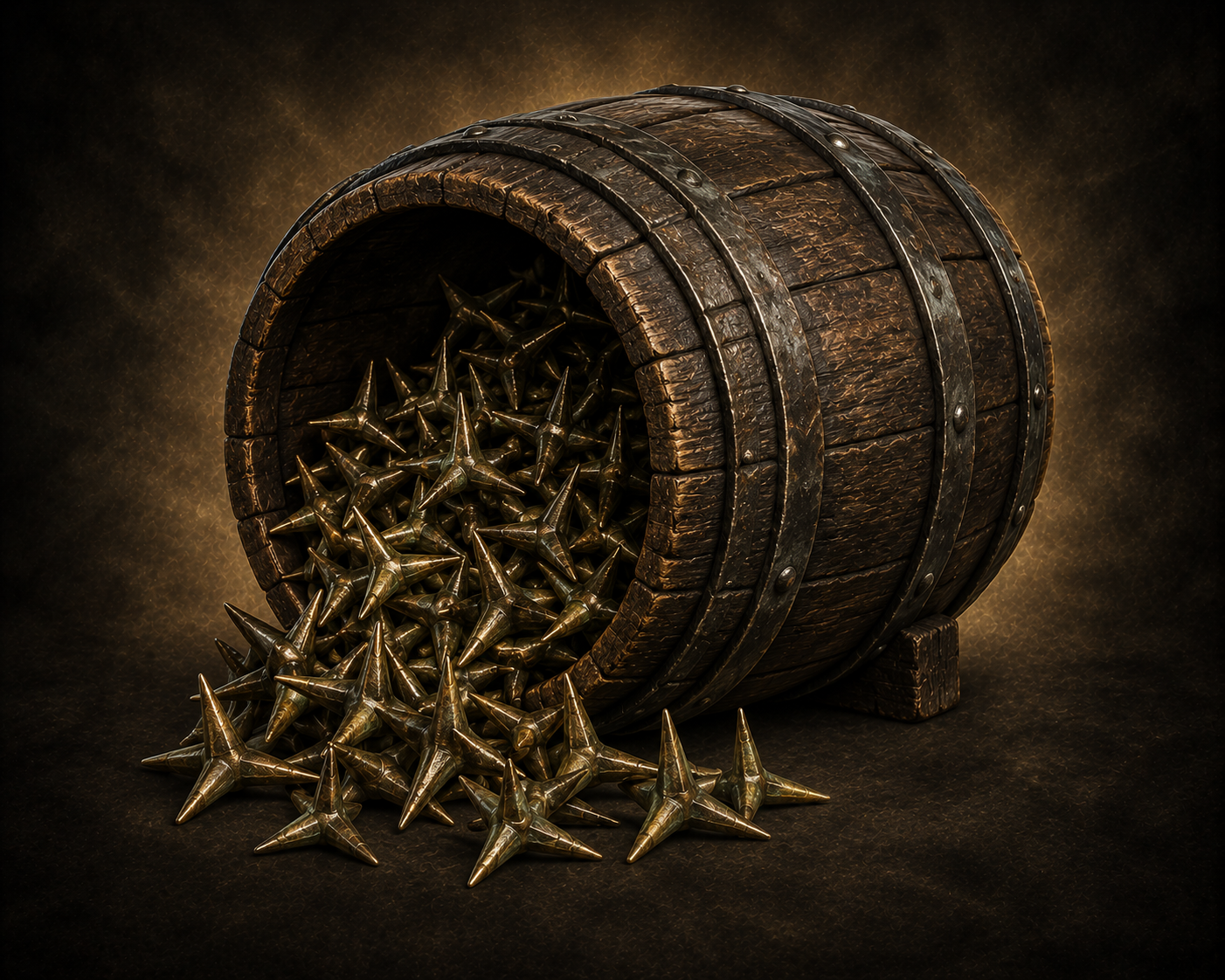 Bronze Caltrops artwork