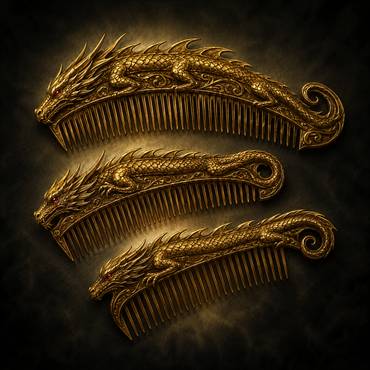 Dragon Comb Set artwork