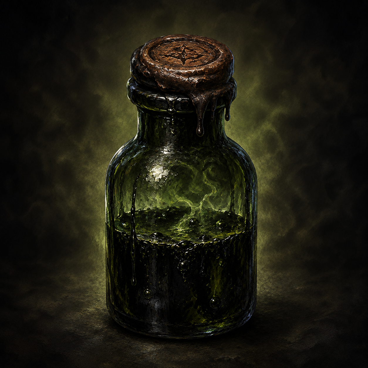 Rot-Black Venom Vial artwork